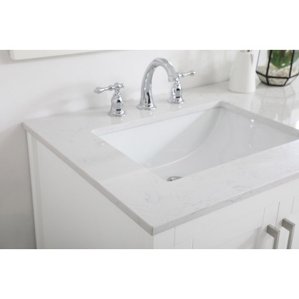 Elegant Bathroom Vanity - White (VF16060DWH)