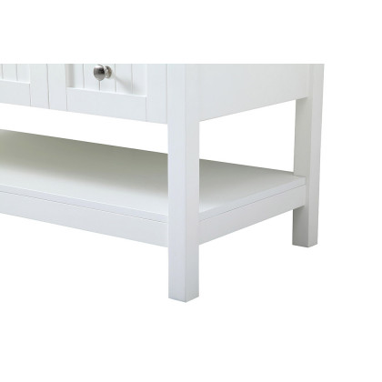 Elegant Bathroom Vanity - White (VF16248WH)