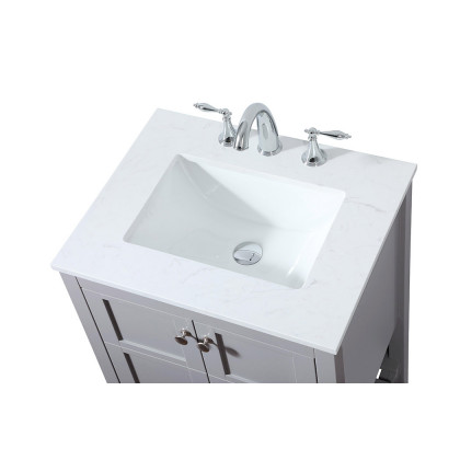 Elegant Bathroom Vanity - Gray (VF16424GR)
