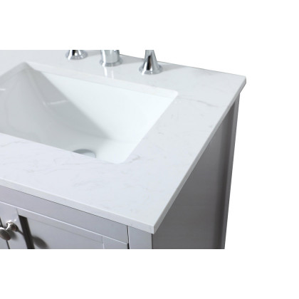 Elegant Bathroom Vanity - Gray (VF16424GR)