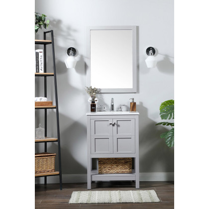 Elegant Bathroom Vanity - Gray (VF16424GR)
