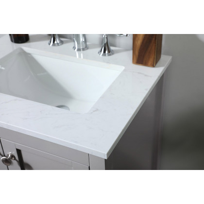 Elegant Bathroom Vanity - Gray (VF16424GR)
