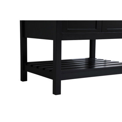 Elegant Bathroom Vanity - Black (VF16430BK)