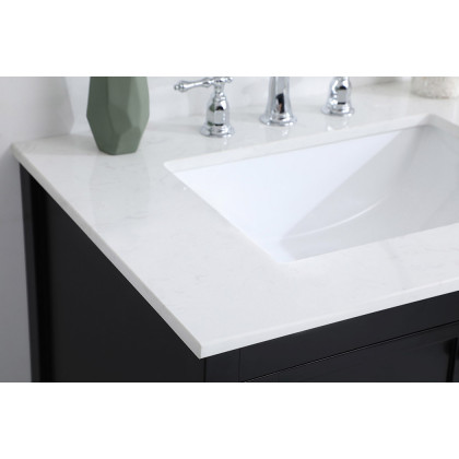 Elegant Bathroom Vanity - Black (VF16430BK)