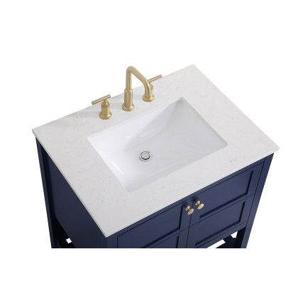 Elegant Bathroom Vanity - Blue (VF16430BL)