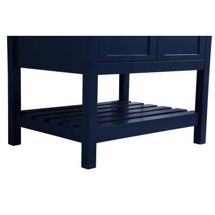 Elegant Bathroom Vanity - Blue (VF16430BL-BS)