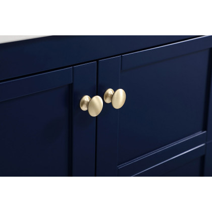 Elegant Bathroom Vanity - Blue (VF16430BL-BS)