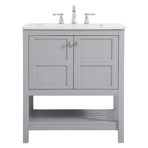 Elegant Bathroom Vanity - Gray (VF16430GR)