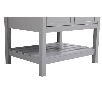 Elegant Bathroom Vanity - Gray (VF16430GR-BS)