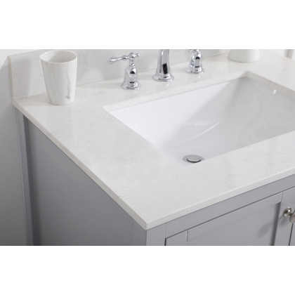 Elegant Bathroom Vanity - Gray (VF16430GR-BS)