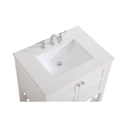Elegant Bathroom Vanity - White (VF16430WH)