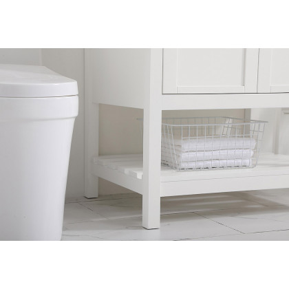 Elegant Bathroom Vanity - White (VF16430WH)