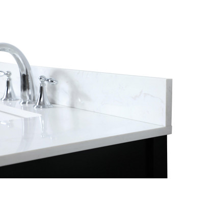Elegant Bathroom Vanity - Black (VF16432BK-BS)