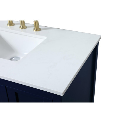 Elegant Bathroom Vanity - Blue (VF16432BL)