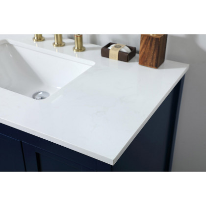 Elegant Bathroom Vanity - Blue (VF16432BL)
