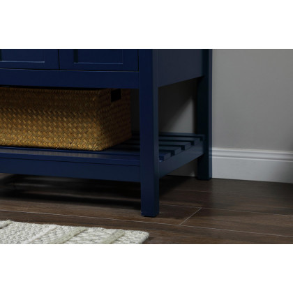 Elegant Bathroom Vanity - Blue (VF16432BL)
