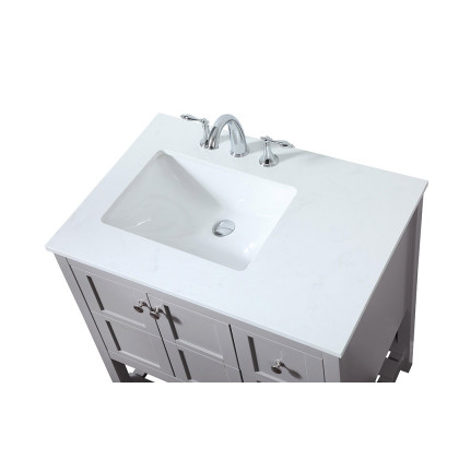 Elegant Bathroom Vanity - Gray (VF16432GR)