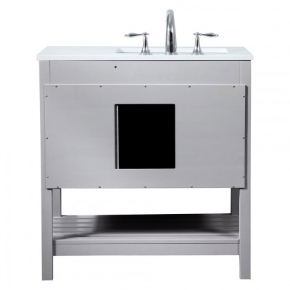 Elegant Bathroom Vanity - Gray (VF16432GR)