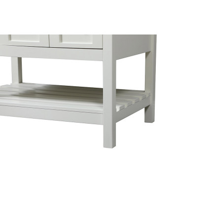 Elegant Bathroom Vanity - White (VF16432WH)