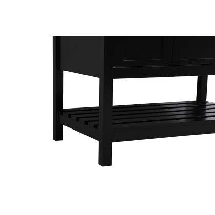 Elegant Bathroom Vanity - Black (VF16436BK)