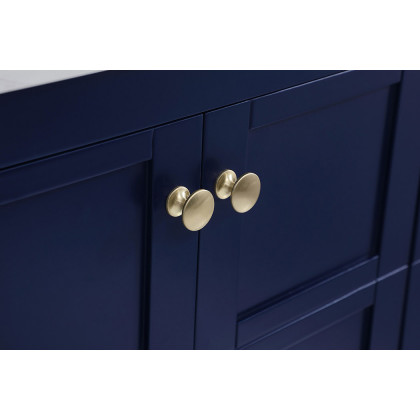 Elegant Bathroom Vanity - Blue (VF16436BL)