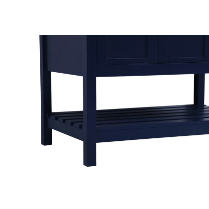 Elegant Bathroom Vanity - Blue (VF16436BL)