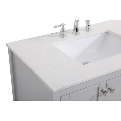 Elegant Bathroom Vanity - Gray (VF16436GR)