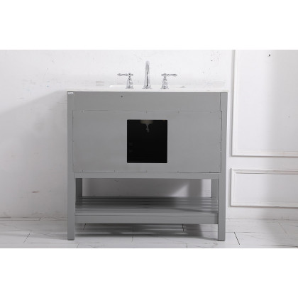 Elegant Bathroom Vanity - Gray (VF16436GR)
