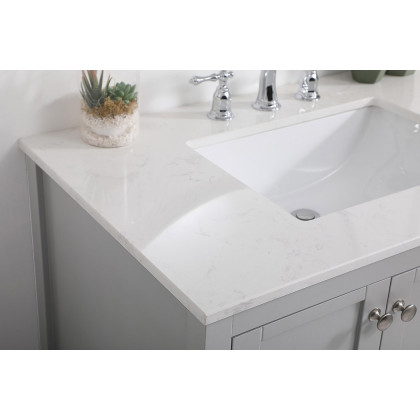 Elegant Bathroom Vanity - Gray (VF16436GR)