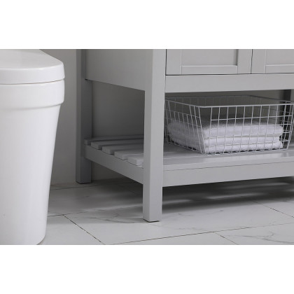Elegant Bathroom Vanity - Gray (VF16436GR)