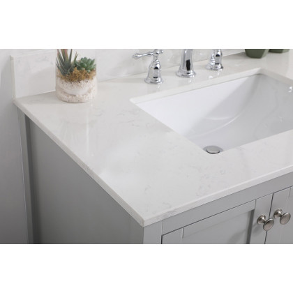 Elegant Bathroom Vanity - Gray (VF16436GR-BS)