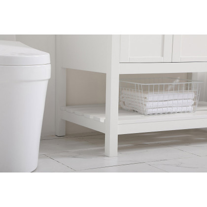 Elegant Bathroom Vanity - White (VF16436WH)