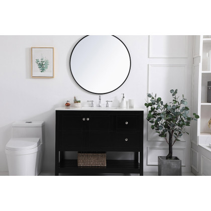 Elegant Bathroom Vanity - Black (VF16442BK)