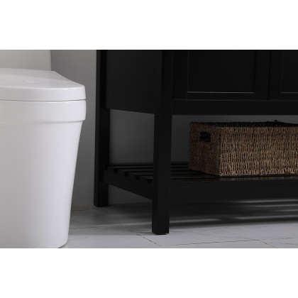 Elegant Bathroom Vanity - Black (VF16442BK)