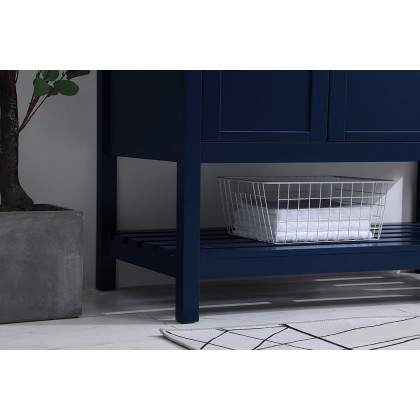 Elegant Bathroom Vanity - Blue (VF16442BL)