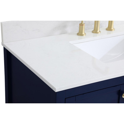 Elegant Bathroom Vanity - Blue (VF16442BL-BS)