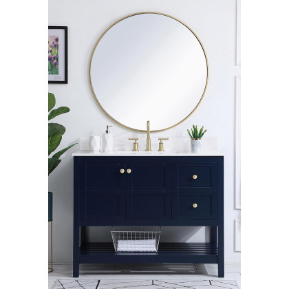 Elegant Bathroom Vanity - Blue (VF16442BL-BS)