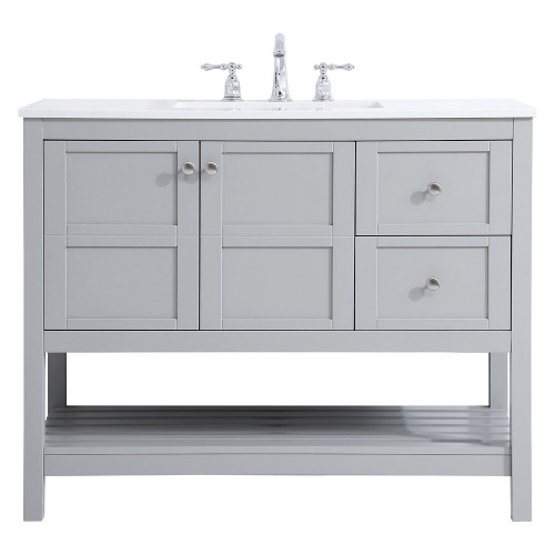 Elegant Bathroom Vanity - Gray (VF16442GR)