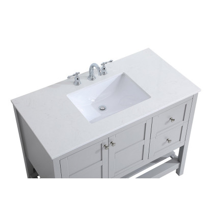 Elegant Bathroom Vanity - Gray (VF16442GR)