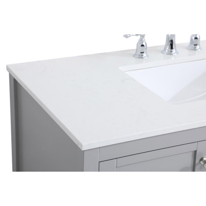 Elegant Bathroom Vanity - Gray (VF16442GR)