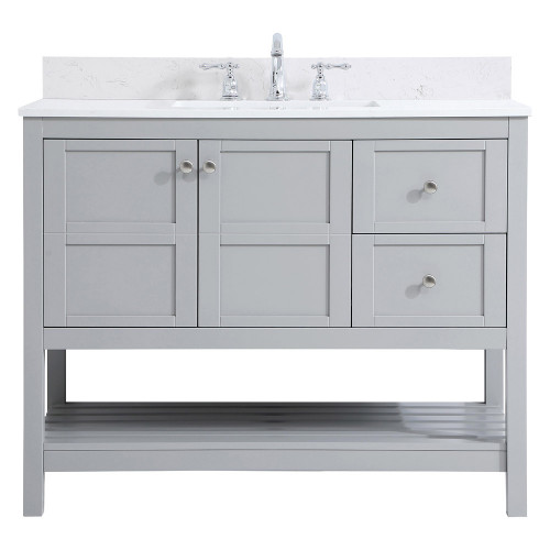 Elegant Bathroom Vanity - Gray (VF16442GR-BS)