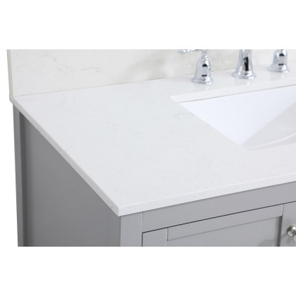 Elegant Bathroom Vanity - Gray (VF16442GR-BS)