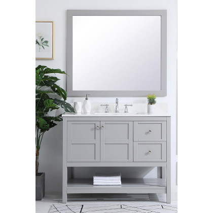 Elegant Bathroom Vanity - Gray (VF16442GR-BS)