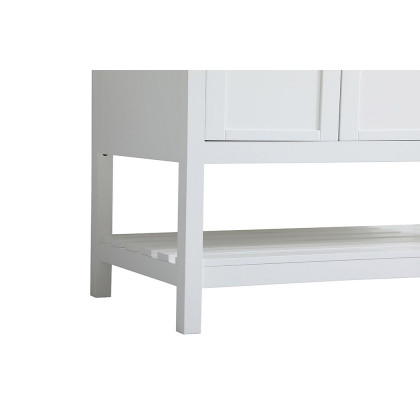 Elegant Bathroom Vanity - White (VF16442WH)