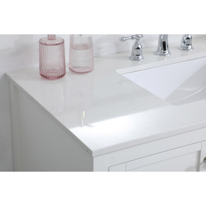 Elegant Bathroom Vanity - White (VF16442WH)