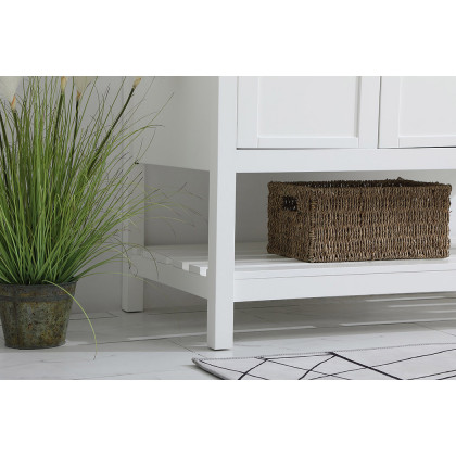 Elegant Bathroom Vanity - White (VF16442WH)