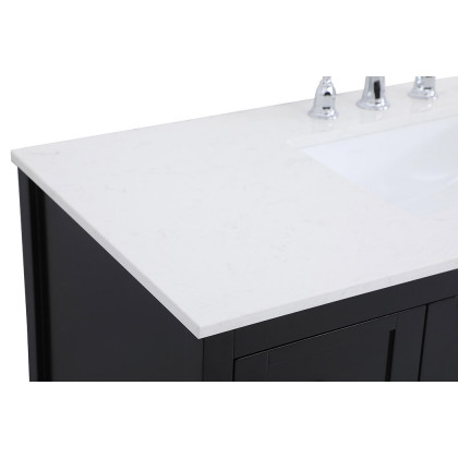 Elegant Bathroom Vanity - Black (VF16448BK)