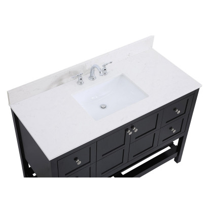 Elegant Bathroom Vanity - Black (VF16448BK-BS)