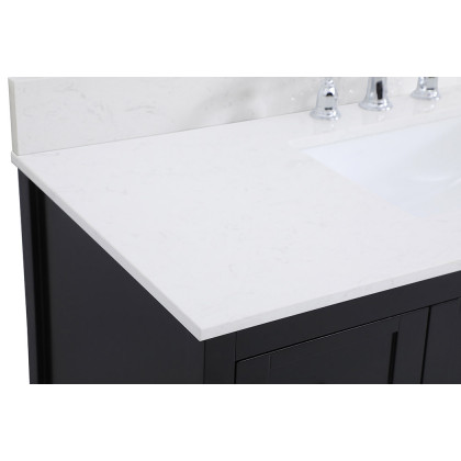 Elegant Bathroom Vanity - Black (VF16448BK-BS)