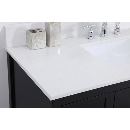 Elegant Bathroom Vanity - Black (VF16448BK-BS)